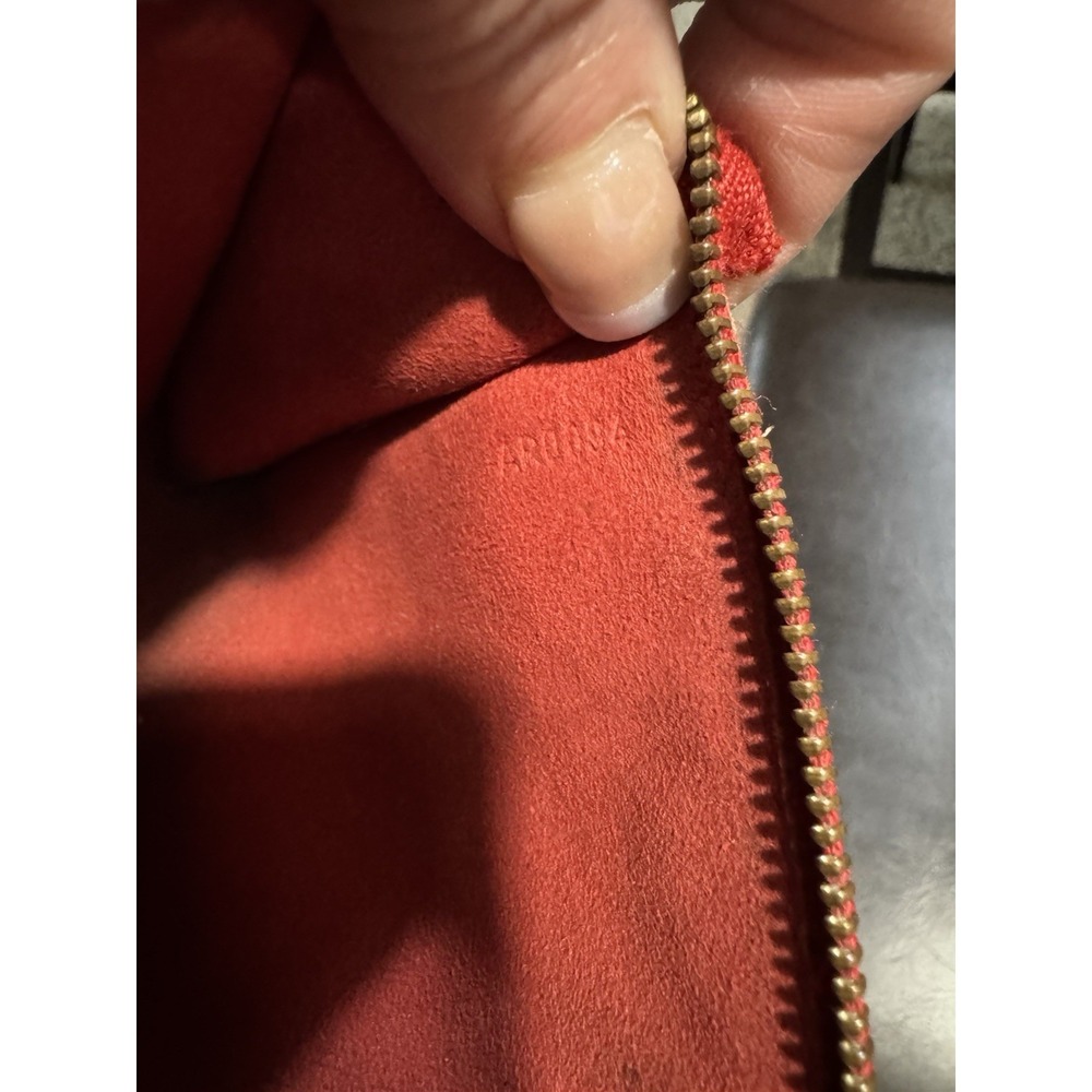 Vintage Louis Vuitton Epi Pochette Accessories Red Leather Clutch France - Picture 4 of 16